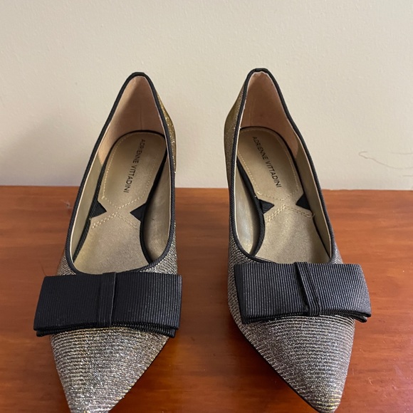 Glitter pumps with bow - Picture 2 of 4